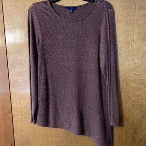 Ladies Longsleeve Apt.9 Medium Purplish Color Top Color is 2nd & Last Picture